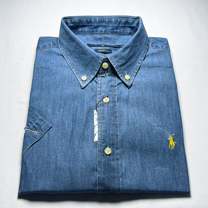 Men’s denim short-sleeve shirt - SD8