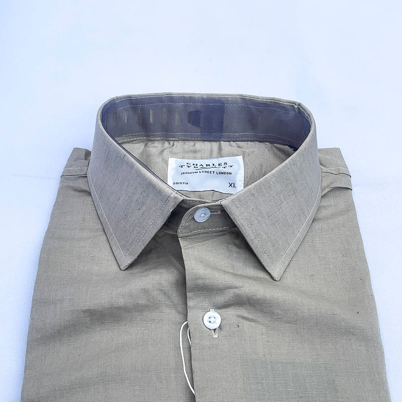 Men Long Sleeve Linen Shirt CT34