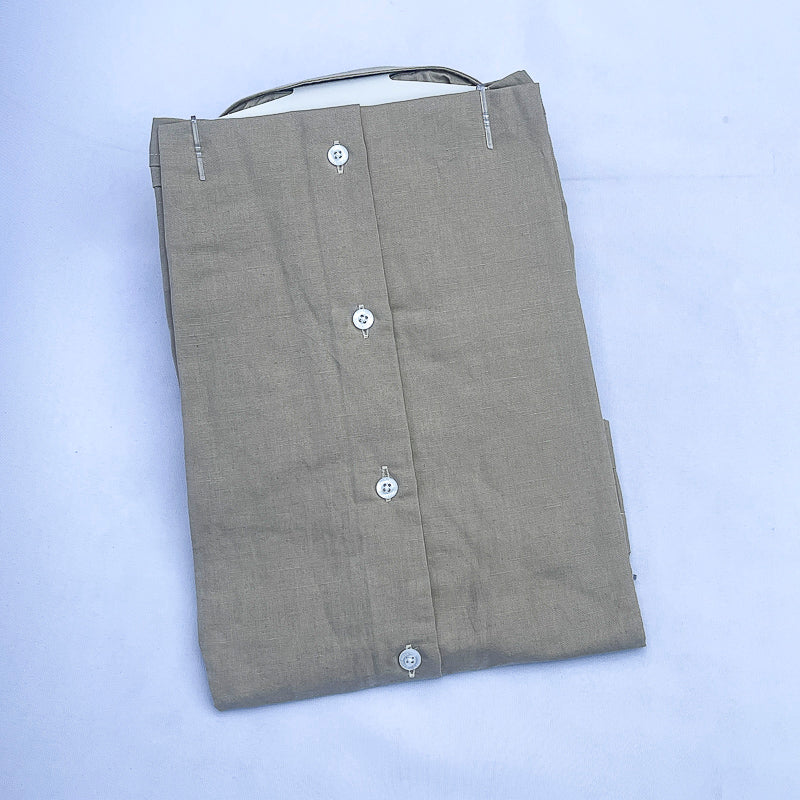 Men Long Sleeve Linen Shirt CT34