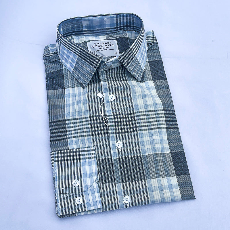 Men Long Sleeve Linen Shirt CT39