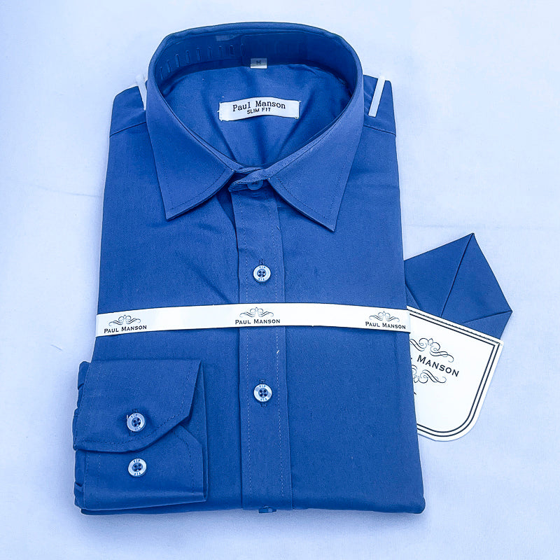 PM Men Long Sleeve Cotton Shirt P5