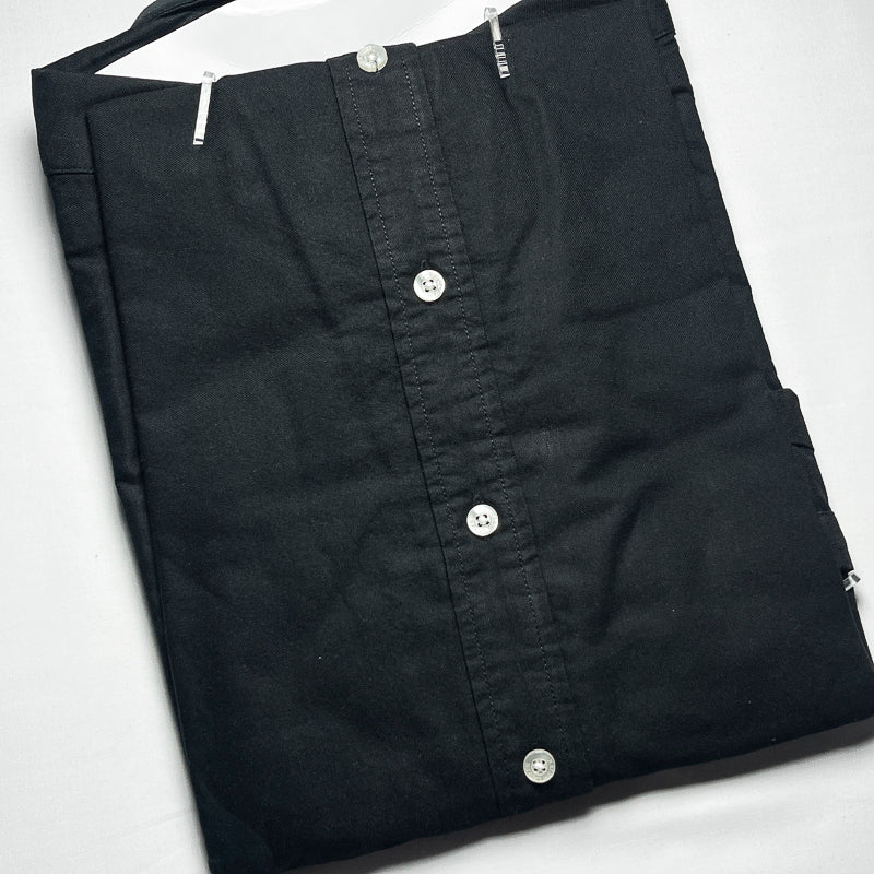 Men’s black long-sleeve cotton shirt - CS5