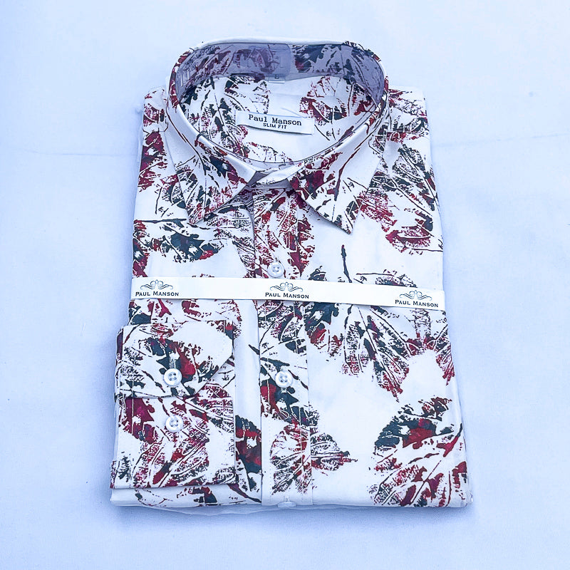 PM Men Long Sleeve Cotton Shirt P2