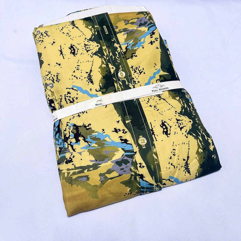 PM Men Long Sleeve Cotton Shirt P9