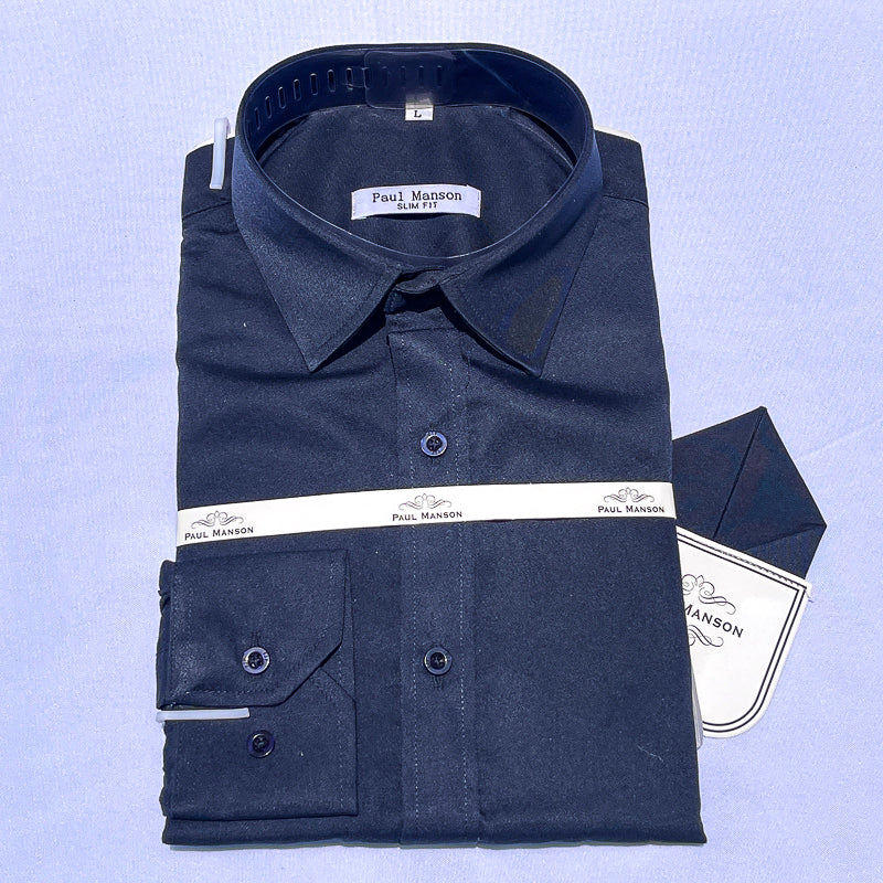 PM Men Long Sleeve Cotton Shirt P7