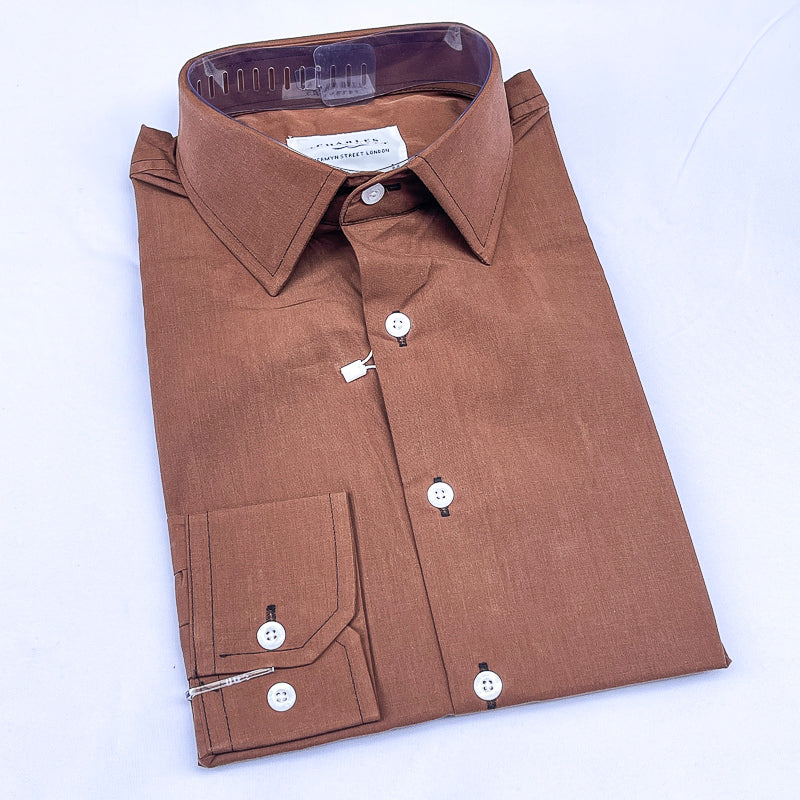 Men Long Sleeve Linen Shirt CT31