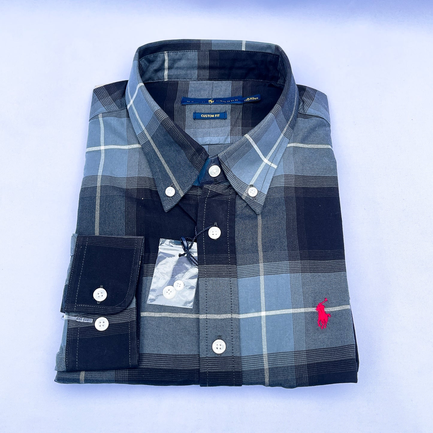 Long-Sleeve Oxford Custom Cotton Shirt - RL01
