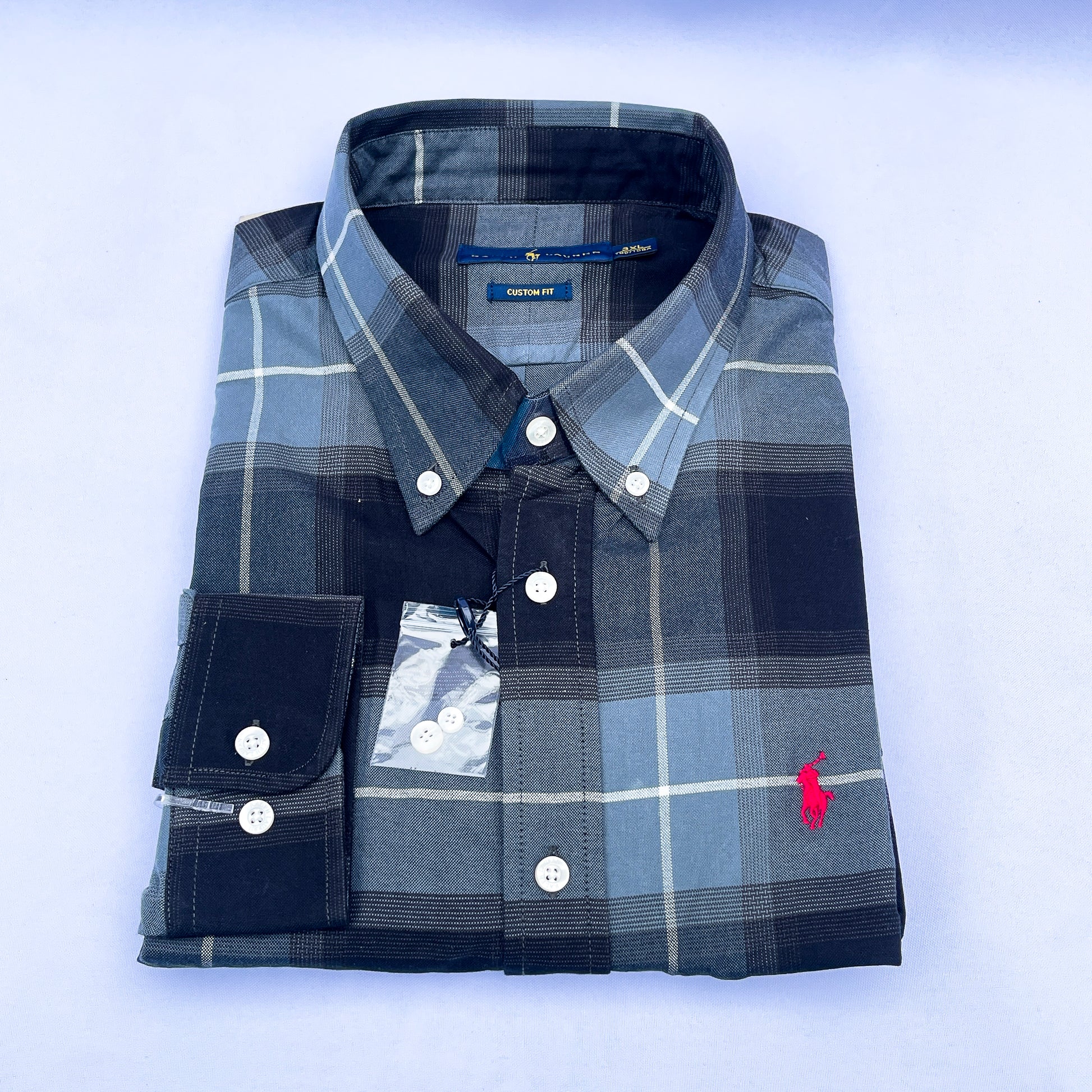 Long-Sleeve Oxford Custom Cotton Shirt - RL01