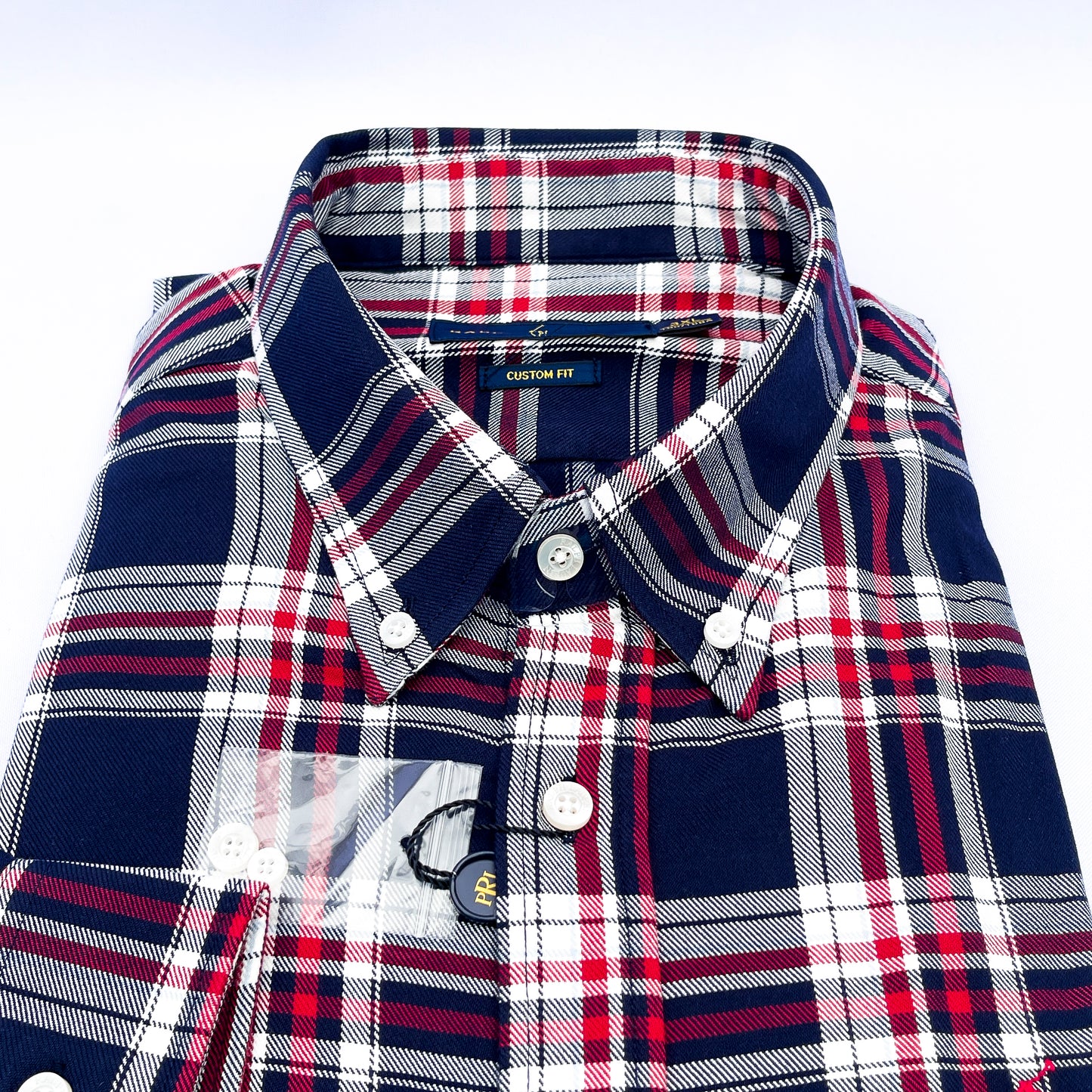 Long-Sleeve Oxford Custom Cotton Shirt - RL04