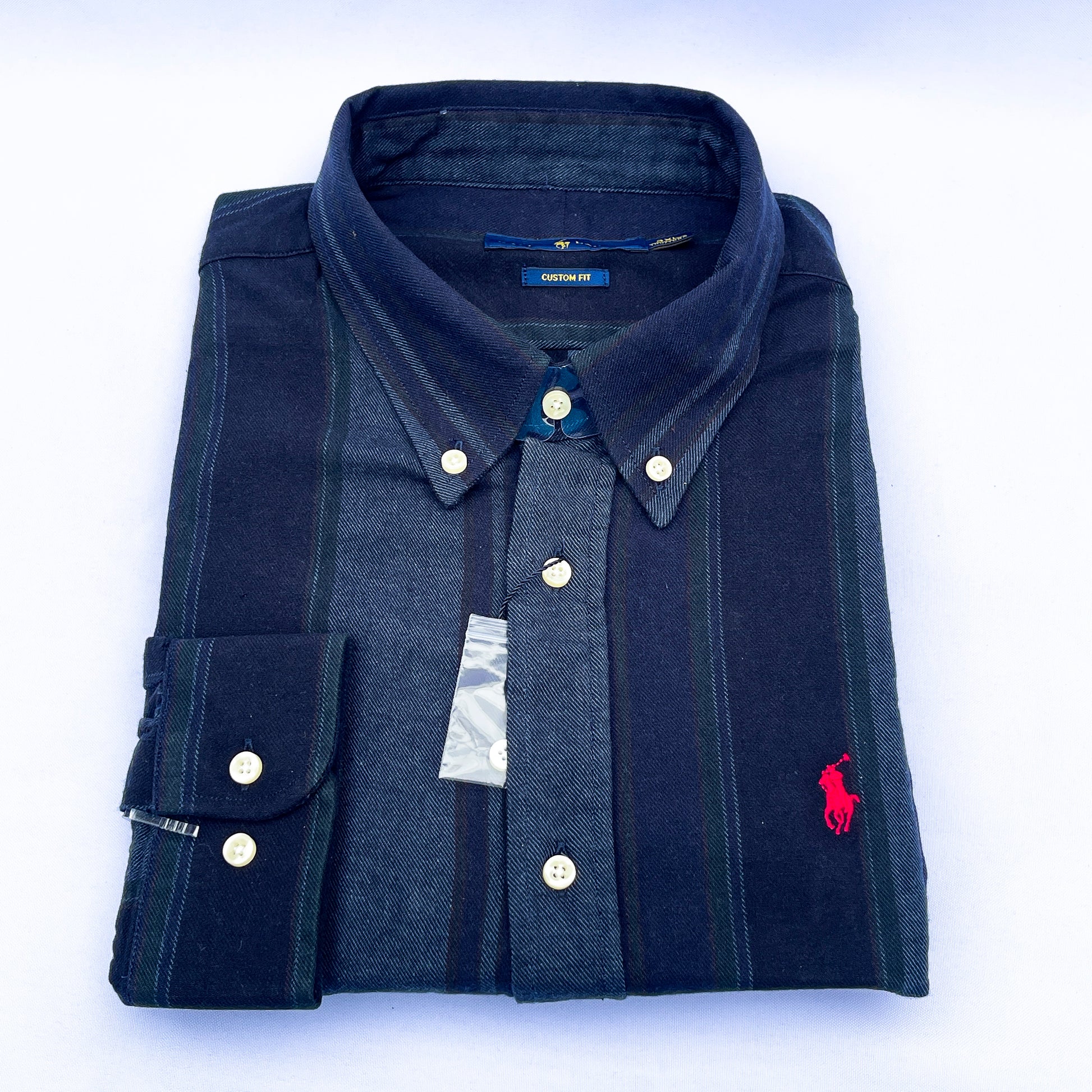 Long-Sleeve Oxford Custom Cotton Shirt - RL13