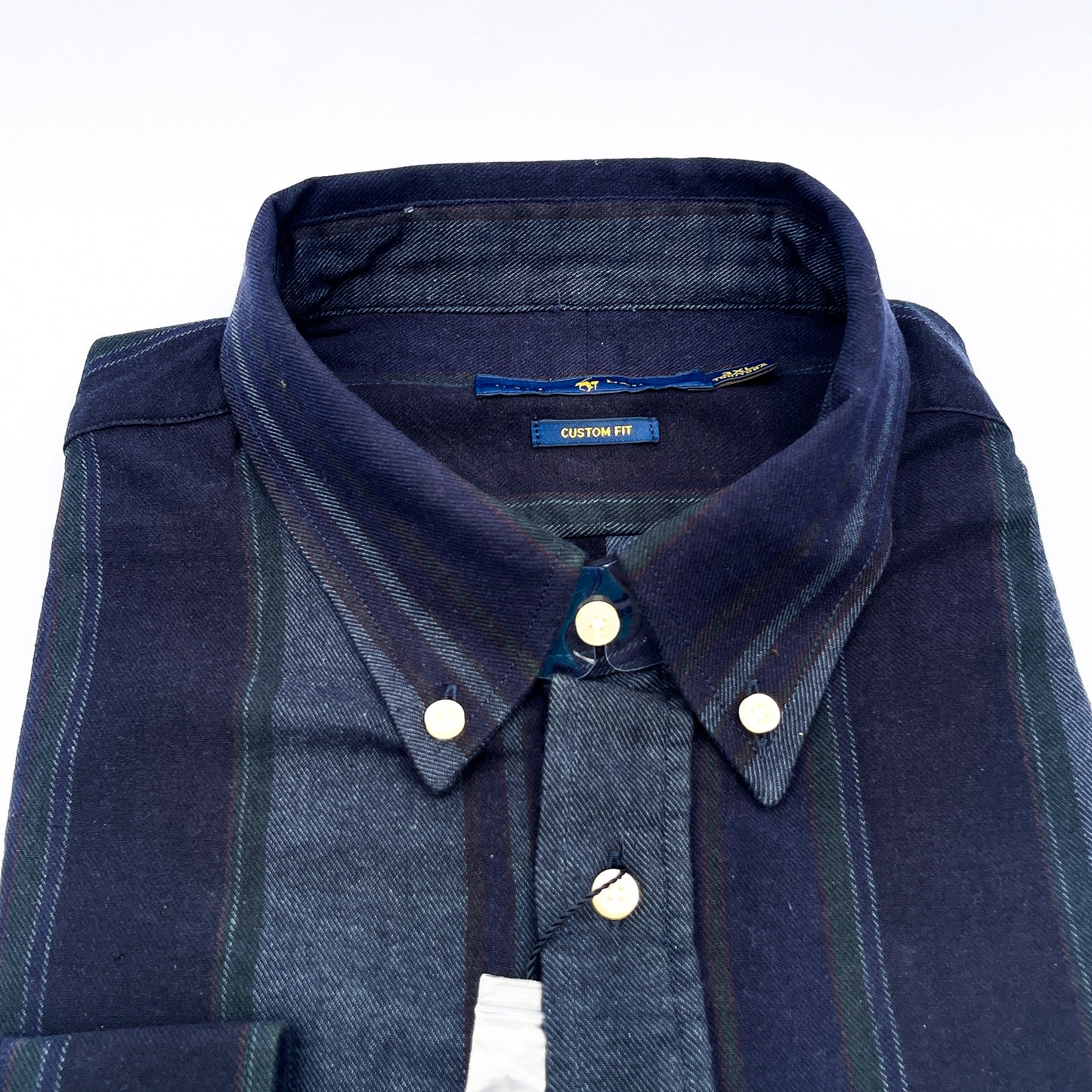 Long-Sleeve Oxford Custom Cotton Shirt - RL13
