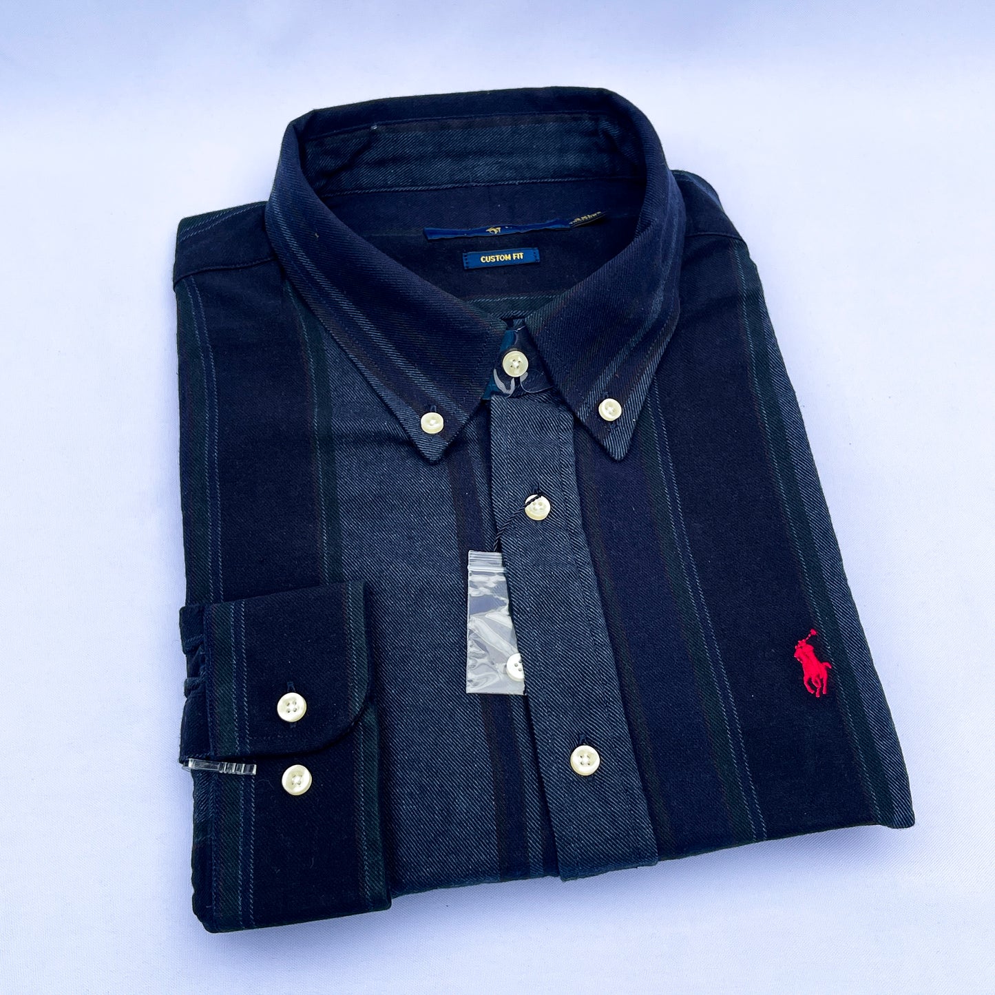 Long-Sleeve Oxford Custom Cotton Shirt - RL13