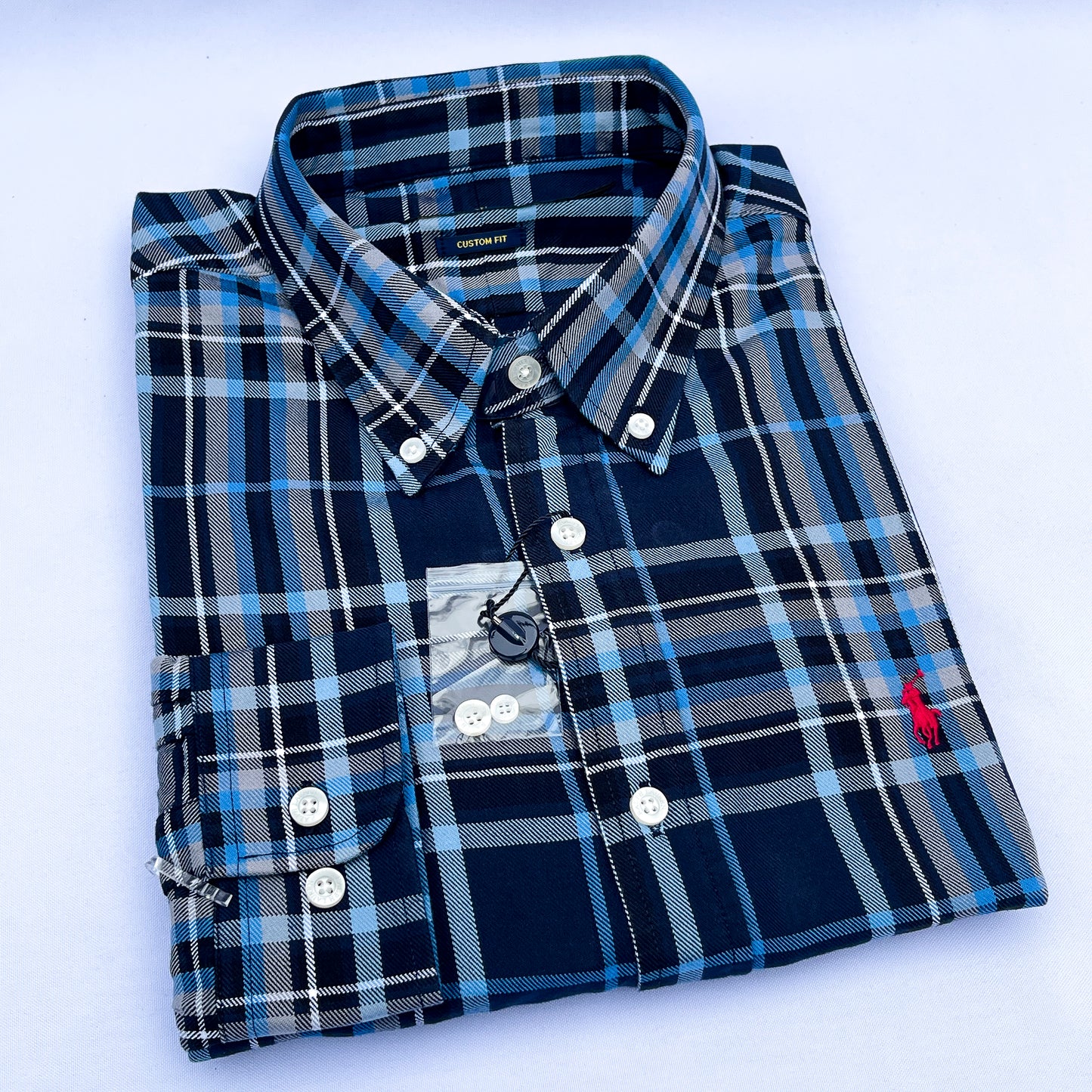 Long-Sleeve Oxford Custom Cotton Shirt - RL10