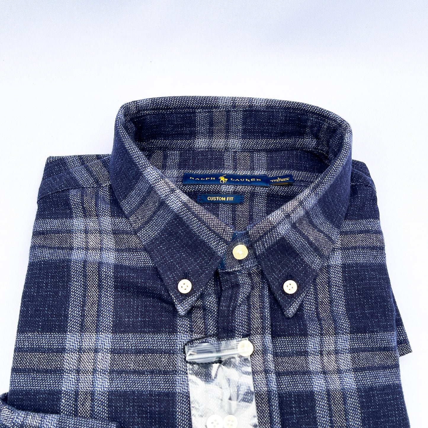 Long-Sleeve Oxford Custom Cotton Shirt - RL12