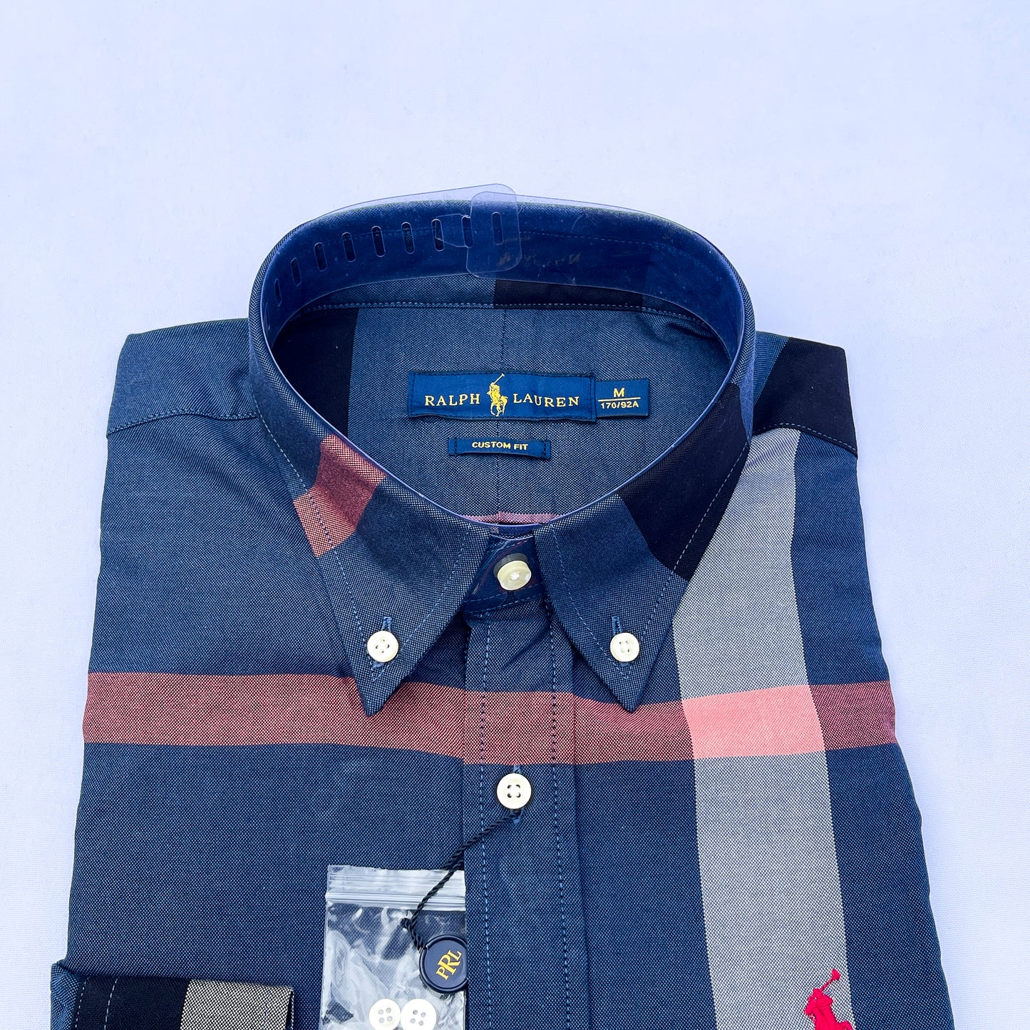 Long-Sleeve Oxford Custom Cotton Shirt - RL01