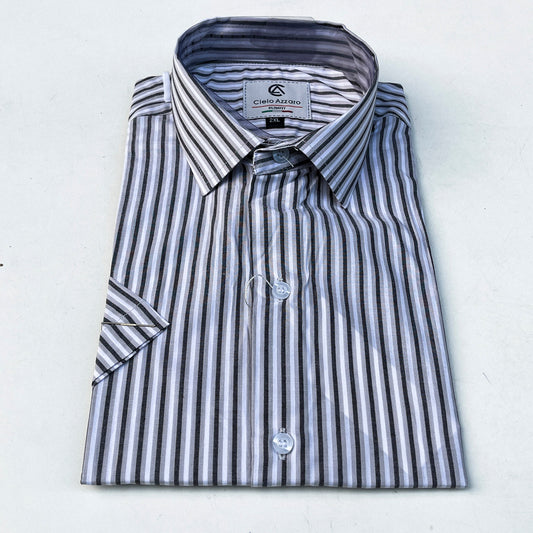 Men's short sleeved shirt (A152K) by C. Azzaro