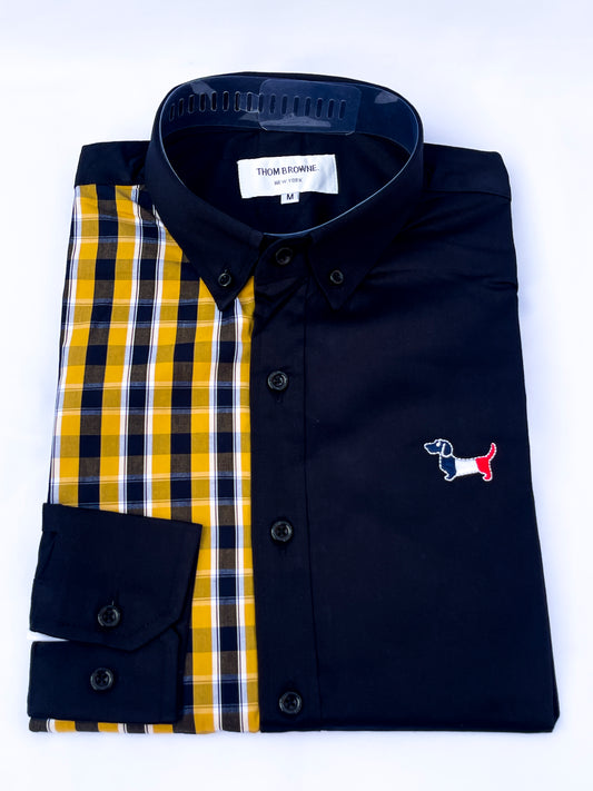 Men's BY4 long sleeved button-down oxford shirt