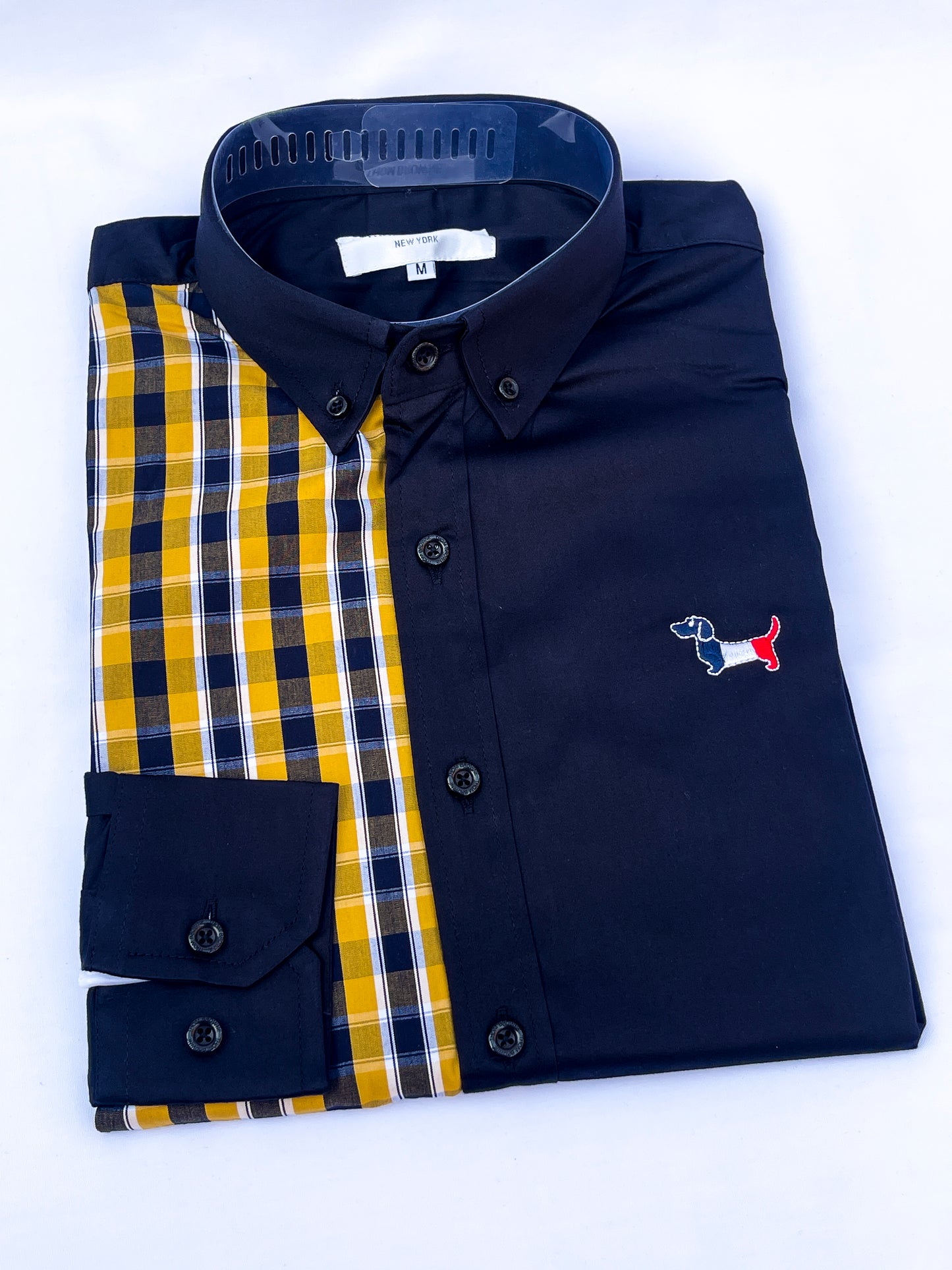 Men's BY4 long sleeved button-down oxford shirt