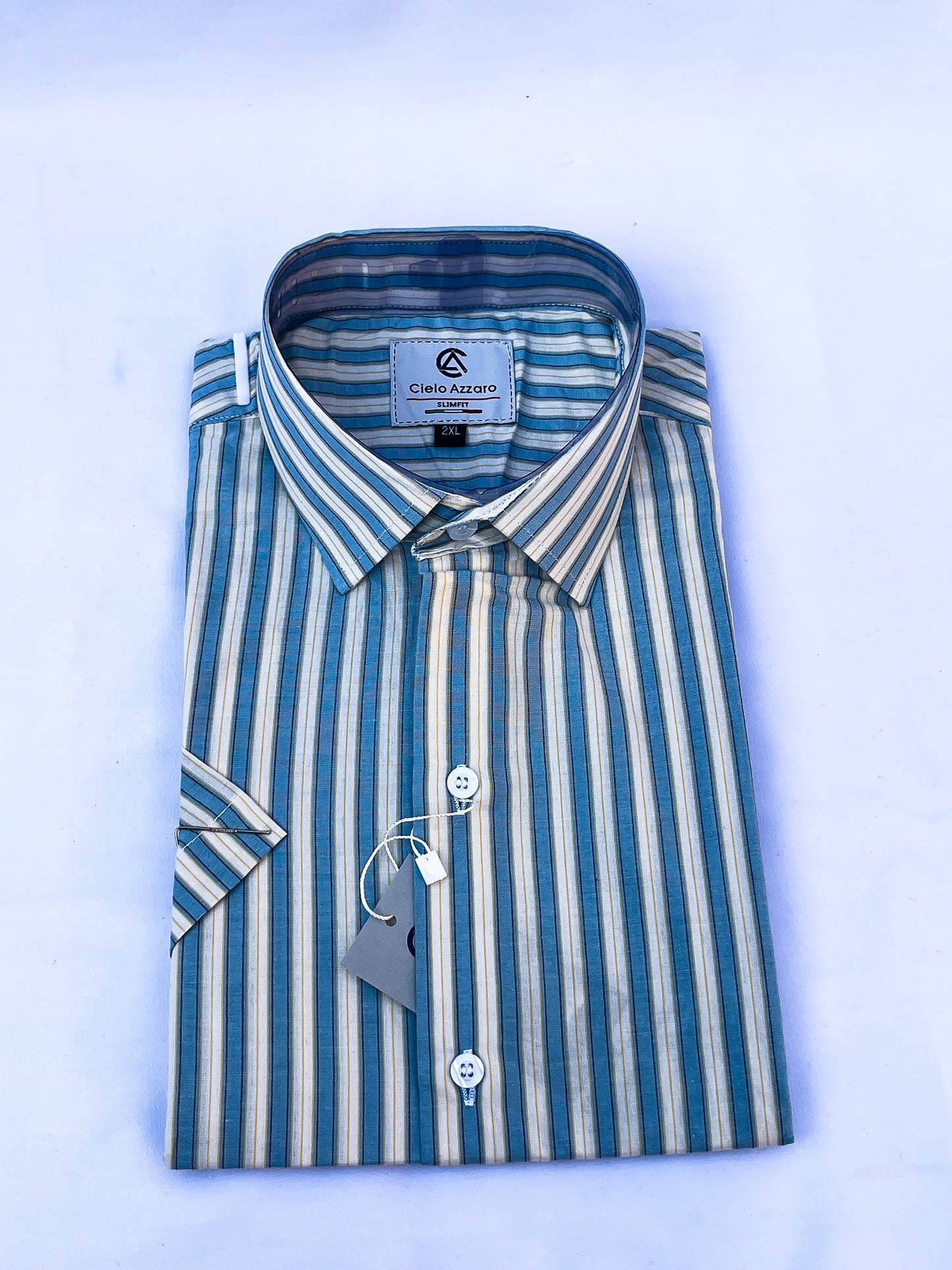 Men's short sleeved shirt (W12) by C. Azzaro