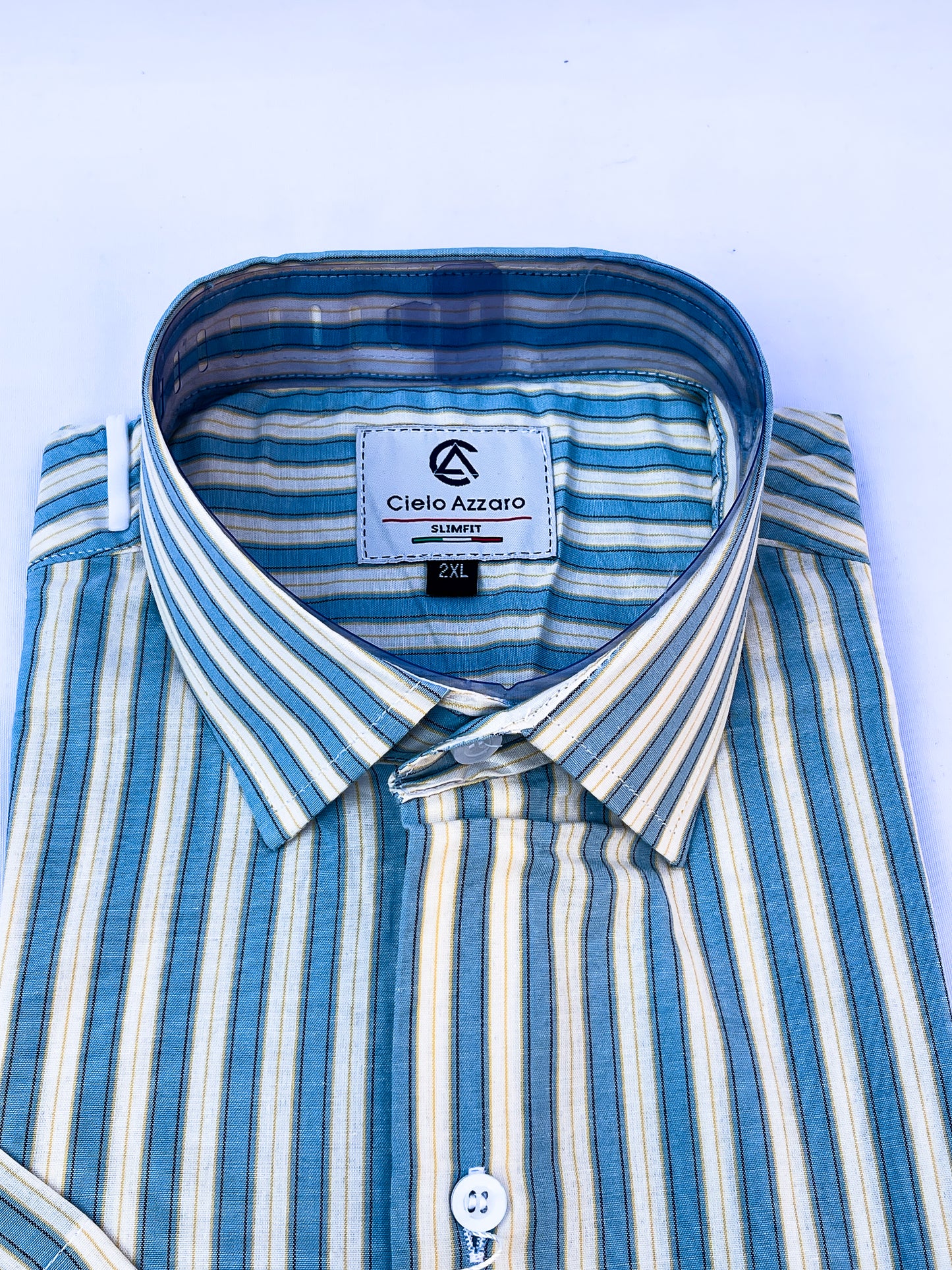 Men's short sleeved shirt (W12) by C. Azzaro