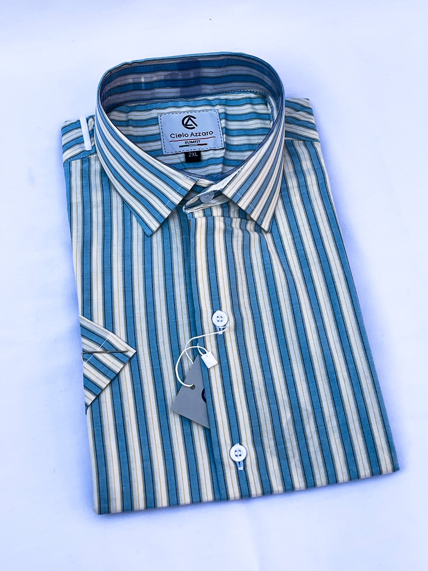 Men's short sleeved shirt (W12) by C. Azzaro