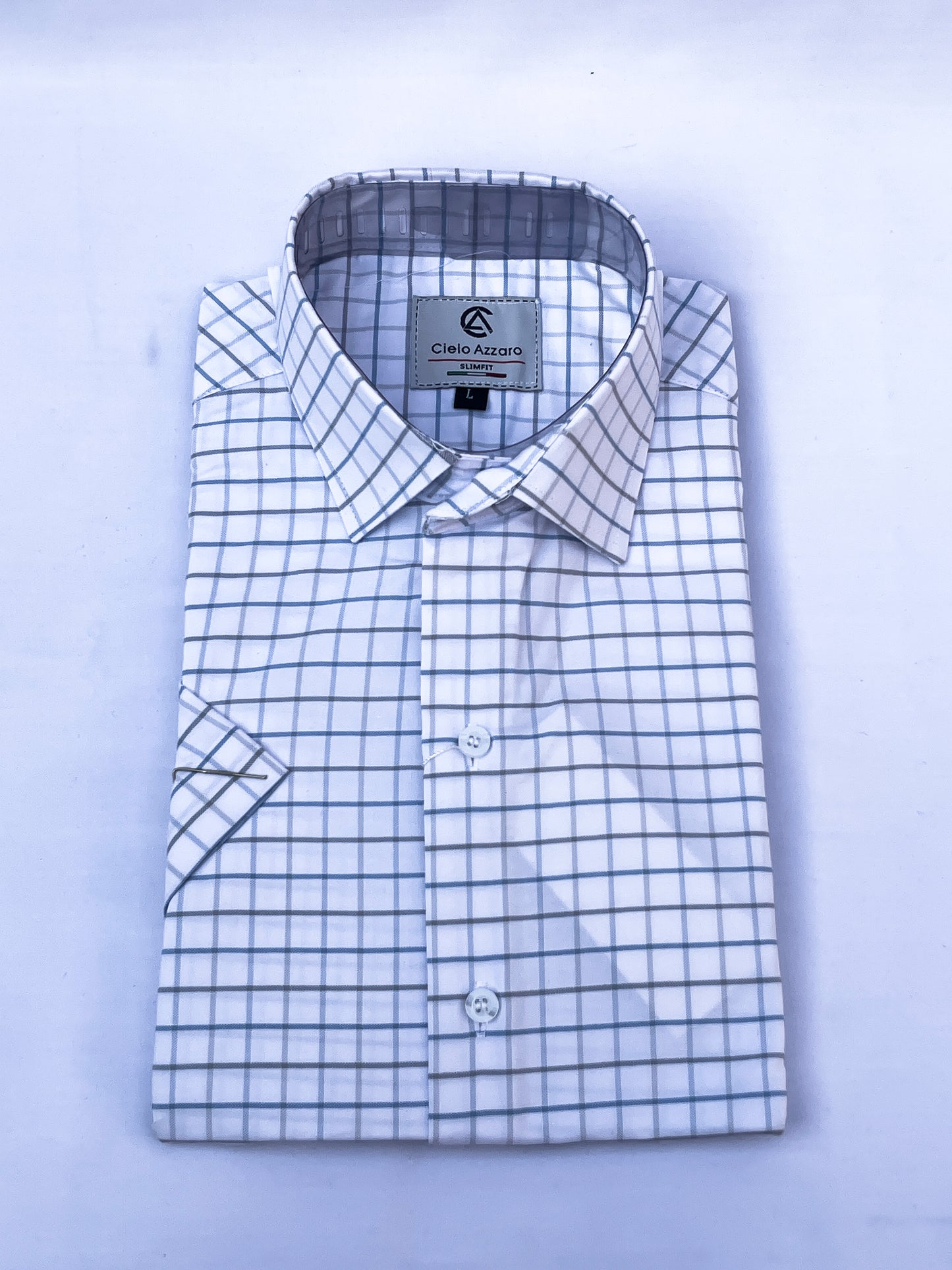 Men's short sleeved shirt (S24)by C. Azzaro