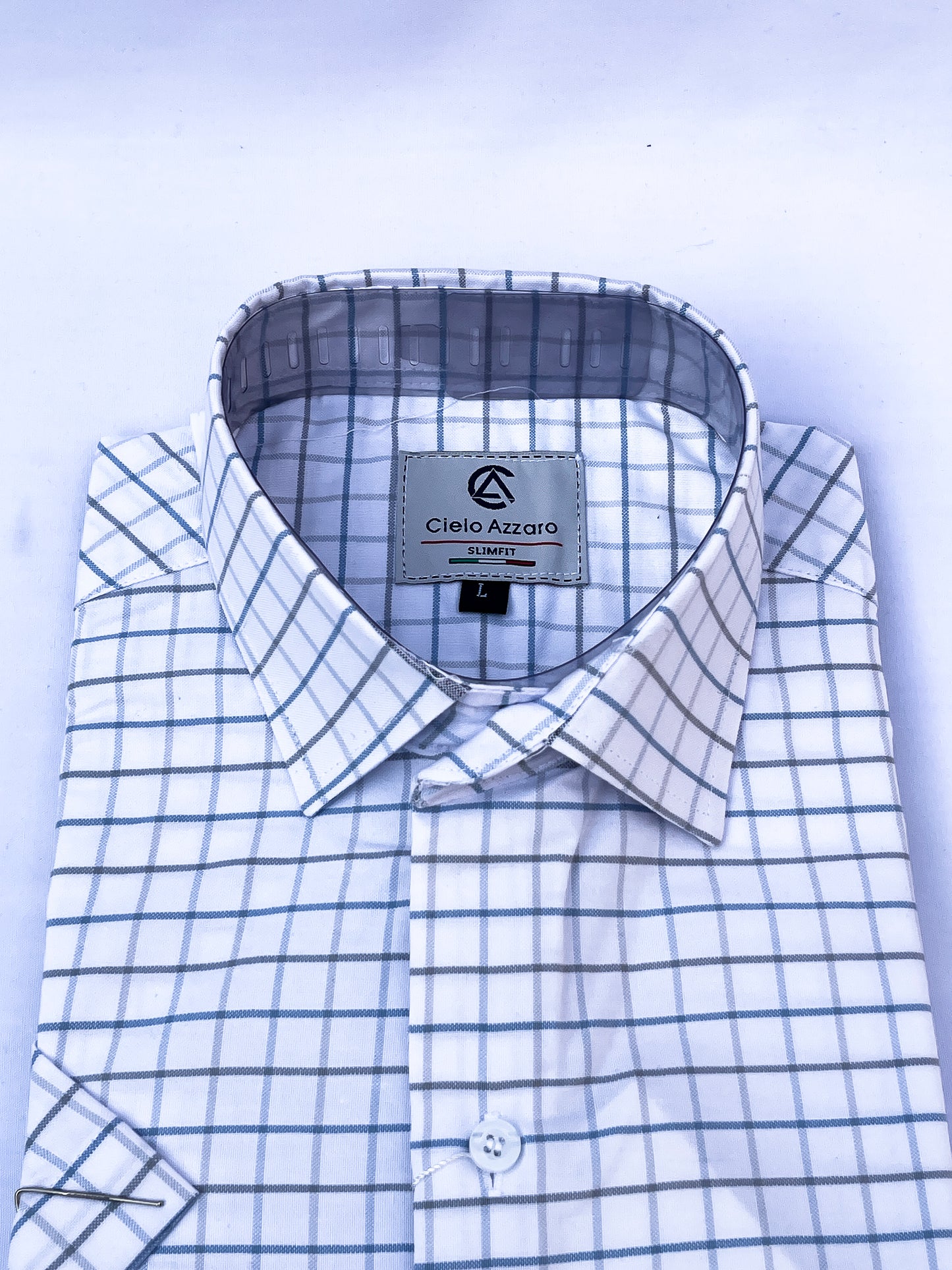 Men's short sleeved shirt (S24)by C. Azzaro