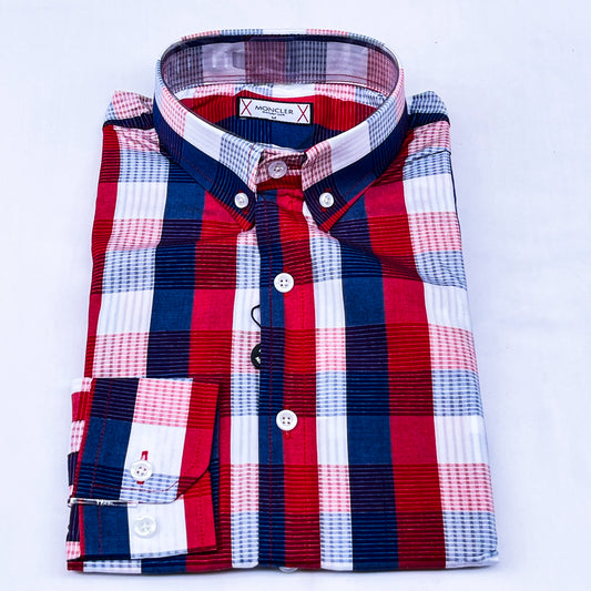 Men’s M017-2 long-sleeve oxford shirt