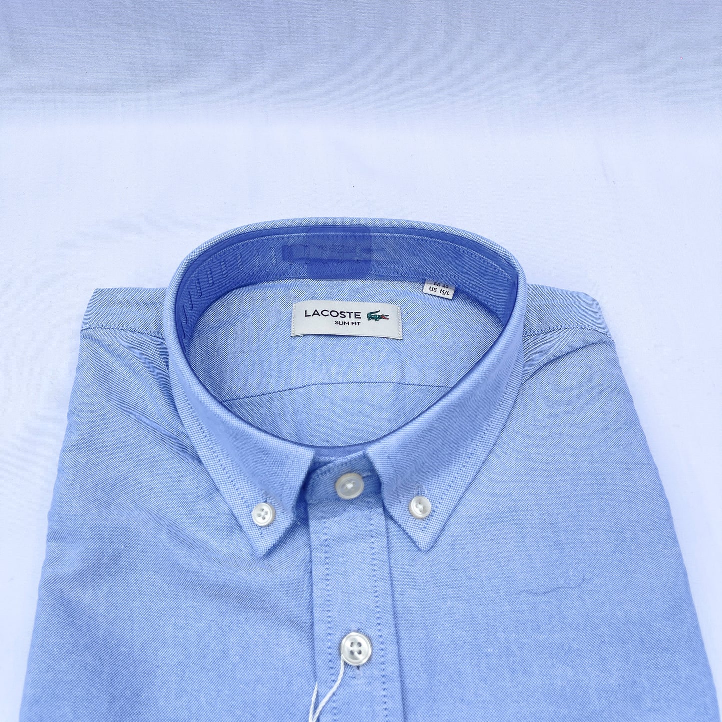 Men’s blue LC4 long-sleeve oxford shirt