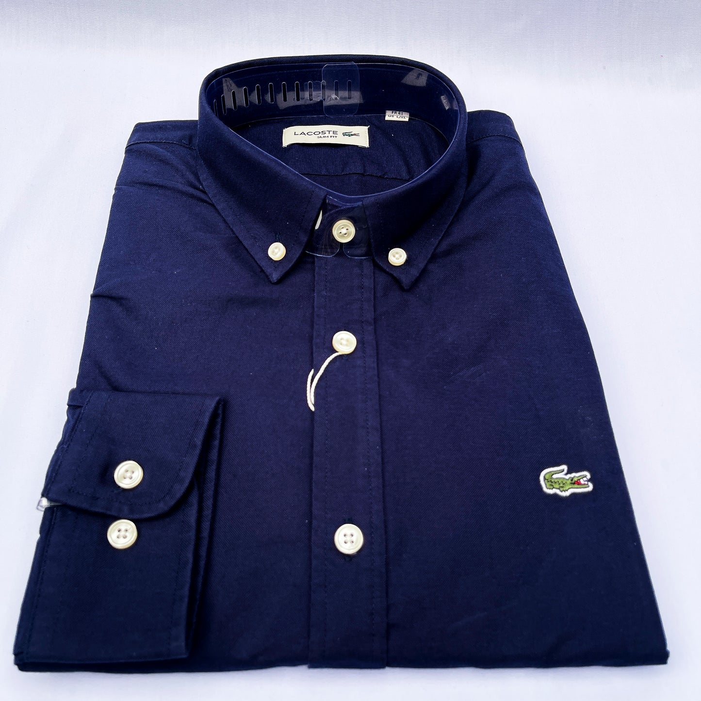 Men’s blue LC4 long-sleeve oxford shirt