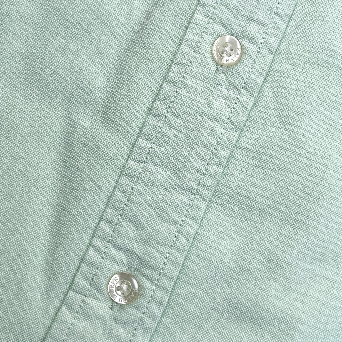 Men’s cyan P72 long-sleeve oxford shirt