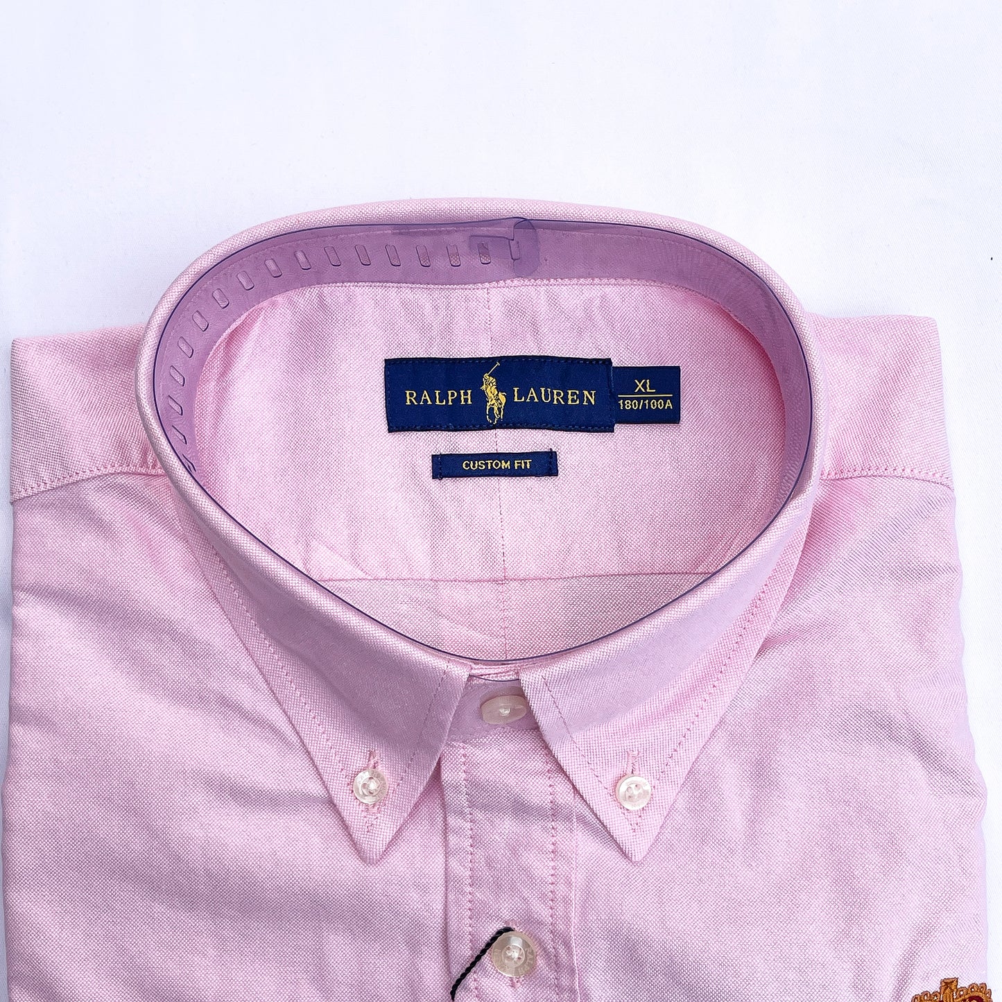 Men’s pink T14 long-sleeve oxford shirt