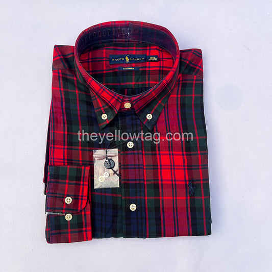Heritage Plaid Classic Men Long Sleeve Shirt