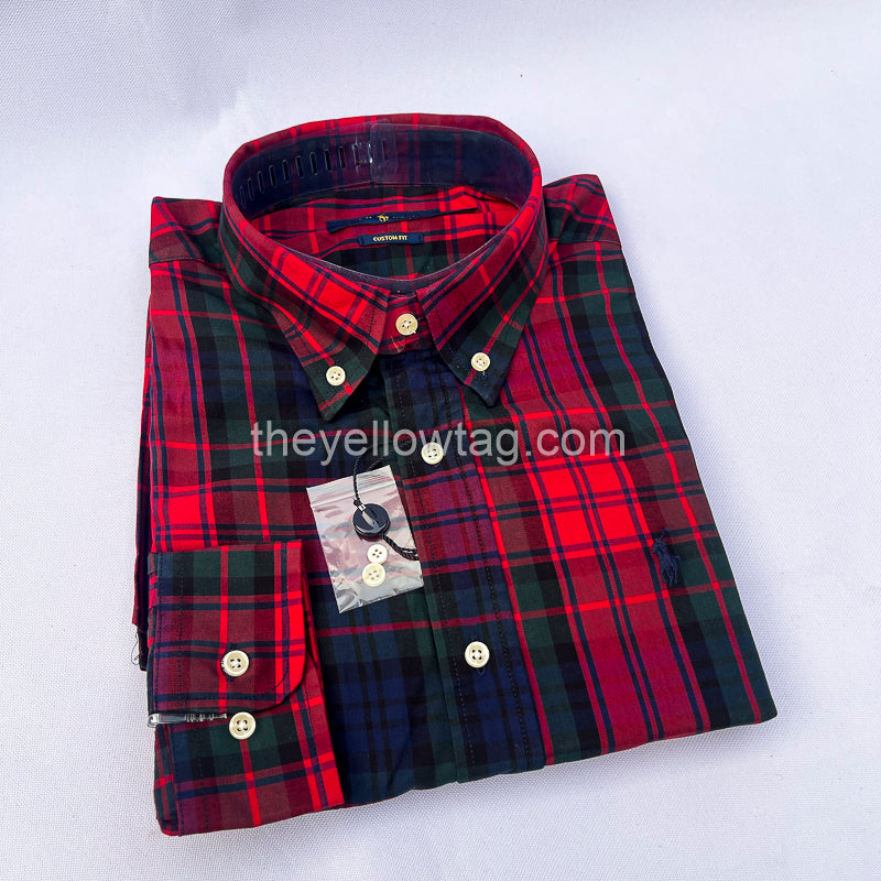 Heritage Plaid Classic Men Long Sleeve Shirt