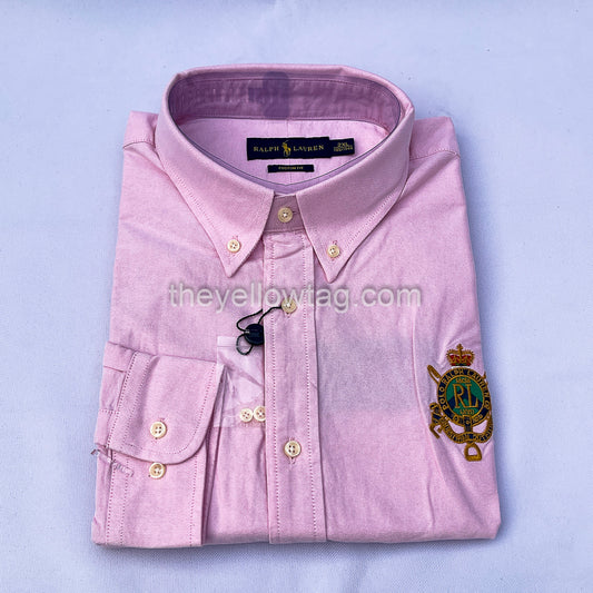 Rose Oxford Statement Men Long Sleeve Shirt