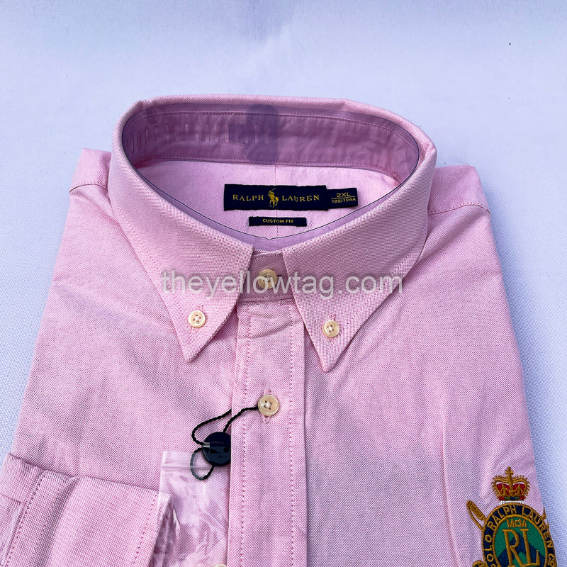 Rose Oxford Statement Men Long Sleeve Shirt