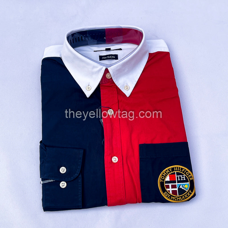 Navigator Colorway Men Oxford Long Sleeve Shirt