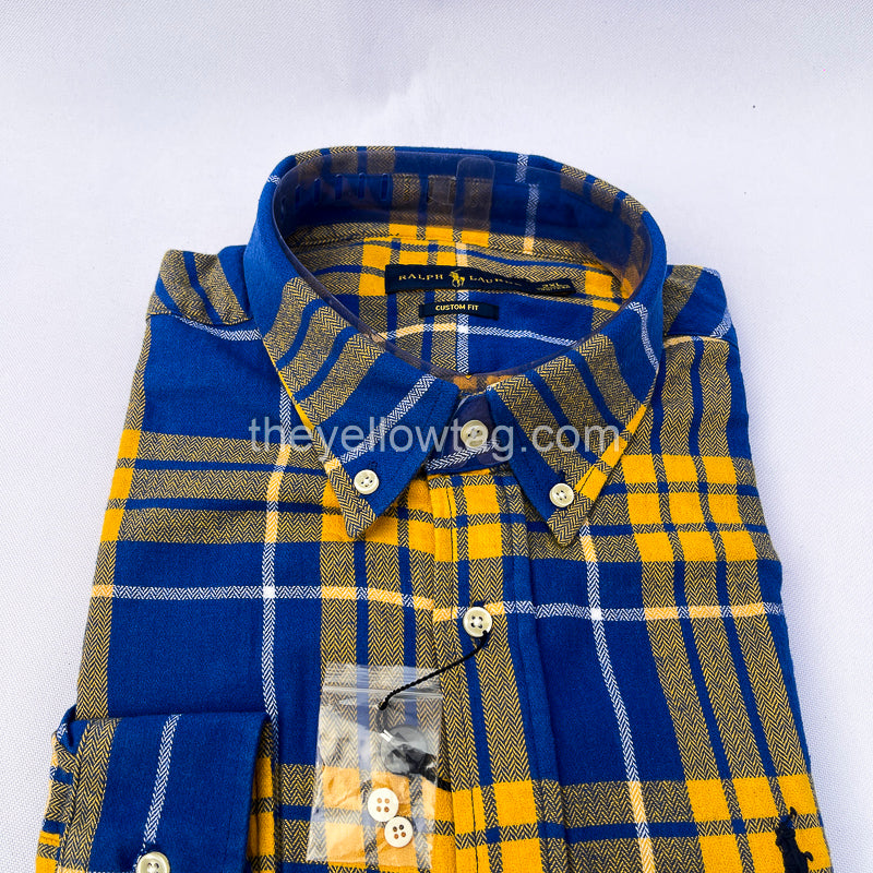 Varsity Check Classic Men Long Sleeve Shirt