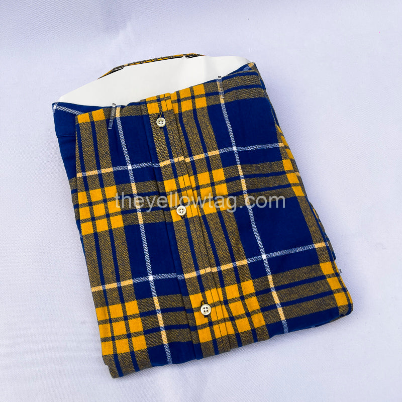 Varsity Check Classic Men Long Sleeve Shirt